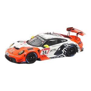 Porsche�|���V�F 911 GT3 R 24���� Nurburgring 2023 #24 �z���C�g/���b�h / Spark 1/43 �~�j�J�[
