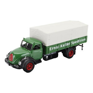 Magirus Deutz �}�M���X�E�h�D�[�c TLF-16 Mercur �e���g�t���g���b�N 1956 �O���[�� �z���C�g ATLAS DDR AUTO CAMIO / EDICOLA 1/87 �~�j�J�[ �g���b�N�͌^