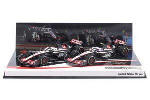 Haas�n�[�X F1�`�[�� VF-23 2023 2��Z�b�g #27 N.Hulkenberg & #20 K.Magnussen / MINICHAMPS 1/43 �~�j�J�[