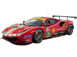 Ferrari 488 GTE 2021�N LM GTE PRO�N���X ���}��24���ԃ��[�X �D�� #51 Pier Guidi Calado Ledogar/ BBR 1/18 �~�j�J�[