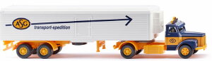 ASG Scania �Ⓚ�{�b�N�X�Z�~�g���[���[ �g���[���[ / Wiking 1/87 ���݋@�B�͌^ �H���ԗ�