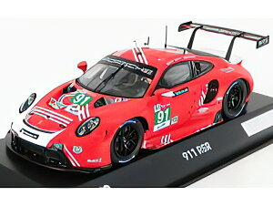 PORSCHE|VF 911 991-2 RSR TEAM PORSCHE GT N 91 24h LE MANS 2020 R.LIETZ - G.BRUNI - F.MAKOWIECKI - RED WHITE /SPARK 1/43 ~jJ[