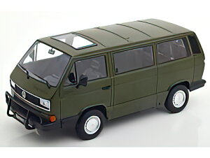 �y�\��z12�������\��VOLKSWAGEN - T3 MINIBUS SYNCRO 1987 - MATT OLIVE /KK-SCALE 1/18 �~�j�J�[