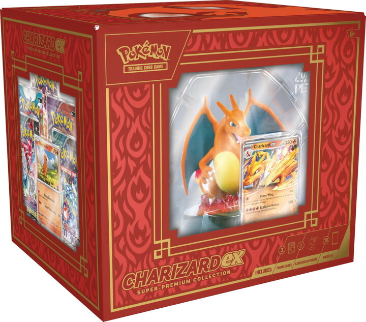 楽天市場】ポケモン英語版 TCG：リザードンex スーパープレミアム 