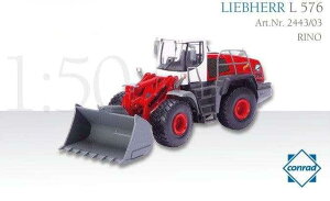 Rino Liebherr L576 Wheel Loaderホイールローダ /Conrad 1/50建設機械模型
