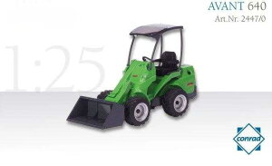 Avant 640 Loader 2447ホイールローダ /Conrad 1/25建設機械模型