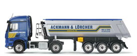 【予約】Round body tipper trailer on MERCEDES-BENZ Arocs StreamSpace トラック / Conrad 1/50 建設機械 模型