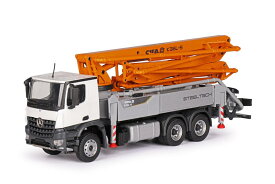 【予約】CIFA K36L Truck mounted concrete pump on Mercedes-Benz Arocs 3 axle コンクリートミキサー /建設機械模型 工事車両 Conrtad 1/50 ミニチュア