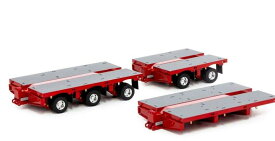 Deck 2x8 + Deck 3x8 + Clip rosso redトレーラー /DRAKE 1/50 建設機械模型