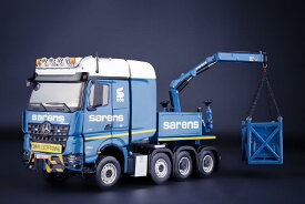 【予約】Sarens Mercedes-Benz Arocs BigSpace 8x4 with Fassi crane トラック/IMC 建設機械模型 工事車両 1/50 ミニカー