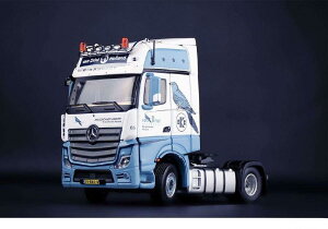 y\zEKB Van Driel Mercedes-Benz Actros GigaSpace 4x2 gbNgN^/IMC ݋@B͌^ Hԗ 1/50 ~jJ[