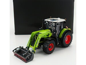 CLAAS - ARION 510 + FU20 TRACTOR WITH FRONT SCRAPER 2020 - LIGHT GREEN/ Univrsal Hobbies 1/32 gN^ ͌^