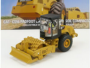CATERPILLAR CATCS56 RULLO VIBRANTE MONOTAMBURO SCHIACCIASASSI STONE CRUSHER ROLL PADFOOT DRUM VIBRATORY SOIL COMPACTOR YELLOW BLACK / Diecast Masters 1/87 ݋@B͌^ Hԗ