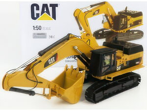 CATERPILLAR CAT347D ESCAVATORE CINGOLATO TRACTOR HYDRAULIC EXCAVATOR SCRAPER YELLOW BLACK Vx / Diecast Masters 1/50 ݋@B͌^ Hԗ