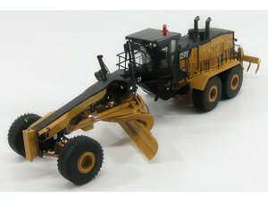 CATERPILLAR CAT24 RUSPA LIVELLATRICE GOMMATA SCRAPER TRACTOR MOTOR GRADER YELLOW BLACK / Diecast Masters 1/50 ݋@B͌^ Hԗ