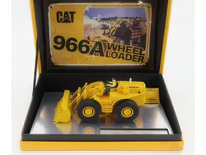 CATERPILLAR CAT966A RUSPA GOMMATA SCRAPER TRACTOR WHEEL LOADER YELLOW BLACK ホイールローダ / Diecast Masters 1/50 建設機械模型 工事車両