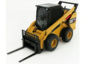 CATERPILLAR CAT272D RUSPA GOMMATA SKID STEER LOADER YELLOW BLACK / Diecast Masters 1/16 ݋@B͌^ Hԗ