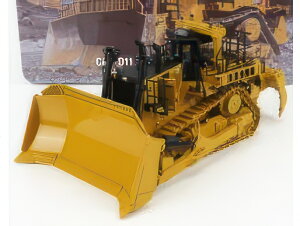 CATERPILLAR CATD11 DOZER RUSPA CINGOLATA SCRAPER TYPE TRACTOR YELLOW BLACK uh[U / Diecast Masters 1/50 ݋@B͌^ Hԗ