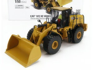 CATERPILLAR CAT972XE RUSPA GOMMATA SCRAPER TRACTOR WHEEL LOADER YELLOW BLACK zC[[_ / Diecast Masters 1/50 ݋@B͌^ Hԗ