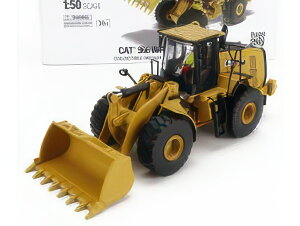 CATERPILLAR CAT966 RUSPA GOMMATA SCRAPER TRACTOR WHEEL LOADER YELLOW BLACK ホイールローダ / Diecast Masters 1/50 建設機械模型 工事車両