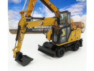 CATERPILLAR CATM318 ESCAVATORE GOMMATO TRACTOR HYDRAULIC EXCAVATOR SCRAPER YELLOW BLACK �V���x�� / Diecast Masters 1/50 ���݋@�B�͌^ �H���ԗ�