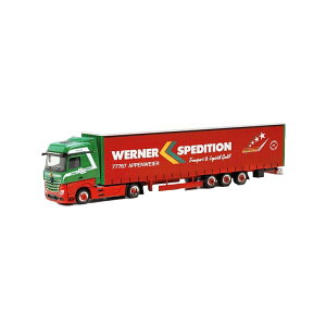 Herpa Werner Mercedes Benz Actros BigSpace [Ci[Z~g[[ 15m 317214/ Herpa 1/87 ͌^