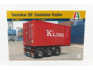 ACCESSORIES TECNOKAR TRAILER CONTAINER 20' / fLbg vf / ITALERI 1/24 ͌^