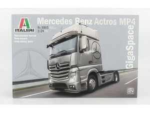MERCEDES BENZ ACTROS 1856 MP4 GIGASPACE TRACTOR TRUCK 2 ASSI 2016 / fLbg vf / ITALERI 1/24 ͌^