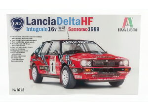 LANCIA DELTA HF INTEGRALE 16V MARTINI N 1 WINNER RALLY SANREMO 1989 MIKI BIASION TIZIANO SIVIERO + N 5 RALLY SANREMO 1989 D.AURIOL B.OCCELLI / fLbg vf / ITALERI 1/12 ͌^