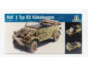 VOLKSWAGEN TYPE 82 CABRIOLET OPEN MILITARY 1940 / fLbg vf / ITALERI 1/9 ͌^