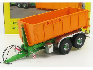 JOSKIN SILO CARGO LIFT 5400 D18 TRAILER FOR TRACTOR 2004 ORANGE GREEN / Univrsal Hobbies 1/32 ݋@B͌^ Hԗ