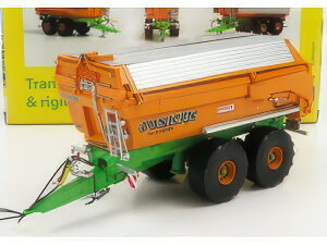 JOSKIN SILO CARGO TRANSKTP 22/50 CLOSED TRAILER FOR TRACTOR 2004 ORANGE SILVER GREEN / Univrsal Hobbies 1/32 ݋@B͌^ Hԗ