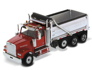 Western Star 4900 SF �_���v�g���b�N (���b�h�L���u & �}�b�g�V���o�[�ב�) �@��@ / Diecast Masters 1/50 ���݋@�B�͌^ �H���ԗ�