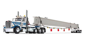 Peterbilt Model 389 & ERMC 4-Axle Hydra-Steer Trailer zCg/u[ g[[ / DCP 1/64 ݋@B͌^ Hԗ