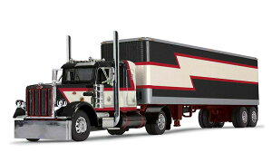 Peterbilt Model 379 & 40ft Vintage Trailer ubN/N[/bh g[[ / DCP 1/64 ݋@B͌^ Hԗ
