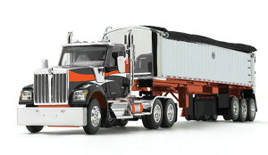 Kenworth W990 & MAC Coal End Dump Trailer ダンプ / DCP 1/64 建設機械模型 工事車両