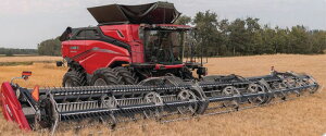 Case IH Axial-Flow AF11 コンバイン 16列コーンヘッド、FD250ドレーパーヘッド付属 / ERTL 1/64 農業機械模型