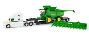 John Deere S780 RoCAFreightliner Cascadia Z~gbNA[{[Cg[[Zbg / ERTL 1/64 _Ƌ@B͌^