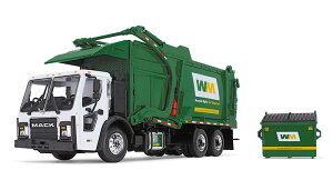 pǗ - Mack LR S~W McNeilus Meridian tg[_[ & S~t gbN / First Gear 1/34 ݋@B͌^ Hԗ