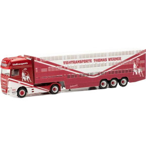 トーマス・ワーナー DAF XF SSC アニマル トランスポーター トラック / Herpa 1/87 建設機械模型 工事車両