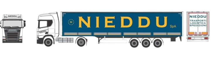 楽天市場】スカニア CR20HD カーテンサイド トラック モデル NIEDDU 