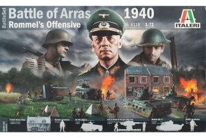 第二次世界大戦:アラスの戦い 1940年 - ロンメルの攻勢 バトルセット モデルキット/ ITALERI 1/72 模型 プラモデル