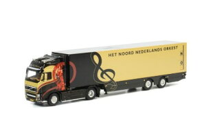 Volvo FH3 Globetrotter XL 4x2 冷凍トレーラー BROLSMA / WSI 1/50 建設機械模型 工事車両