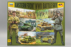 ��񎟐��E��� ������� �o�g���Z�b�g�A�͌^�L�b�g/ ZVEZDA 1/72 �͌^ �v�����f��