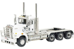 Kenworth C509 デイキャブ トライドライブ ホワイト トラック / DRAKE 1/50 建設機械模型 工事車両