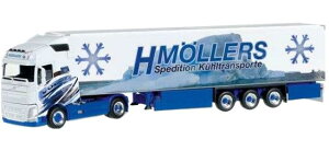 H. Mollers Kuhltransporte Volvo FH gbN / Herpa 1/87 ݋@B͌^ Hԗ