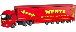 Wertz Aachen Mercedes-Benz ActL 6x4 gN^ / Herpa 1/87 ݋@B͌^ Hԗ