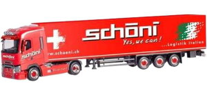 Schoni International Renault T Ⓚg[[ gbN / Herpa 1/87 ݋@B͌^ Hԗ