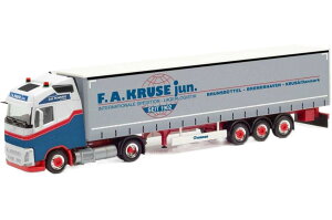 FA Kruse Volvo FH Globetrotter LNG gN^ / Herpa 1/87 ݋@B͌^ Hԗ