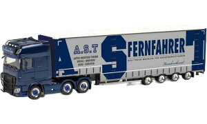 AST Fernfahrer DAF XF Super Space Cab �g���N�^ / Herpa 1/87 ���݋@�B�͌^ �H���ԗ�
